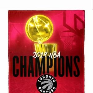 Toronto Raptors Championship Blanket